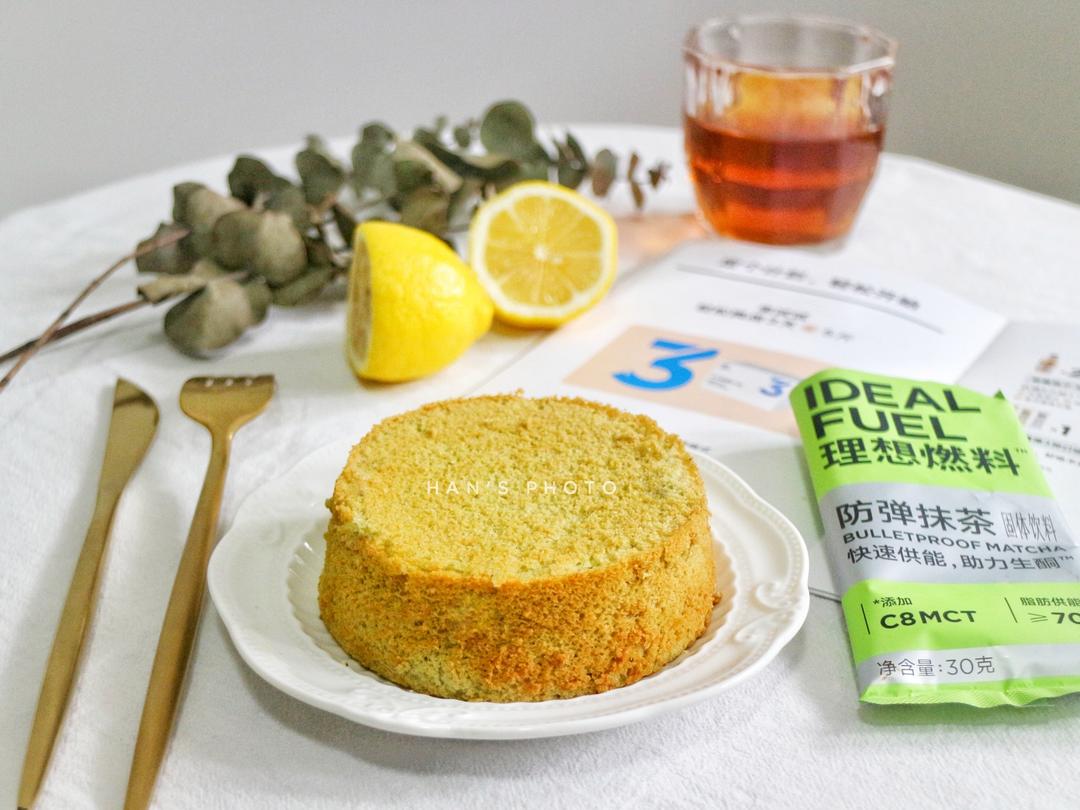 生酮抹茶戚风蛋糕（4寸）的做法