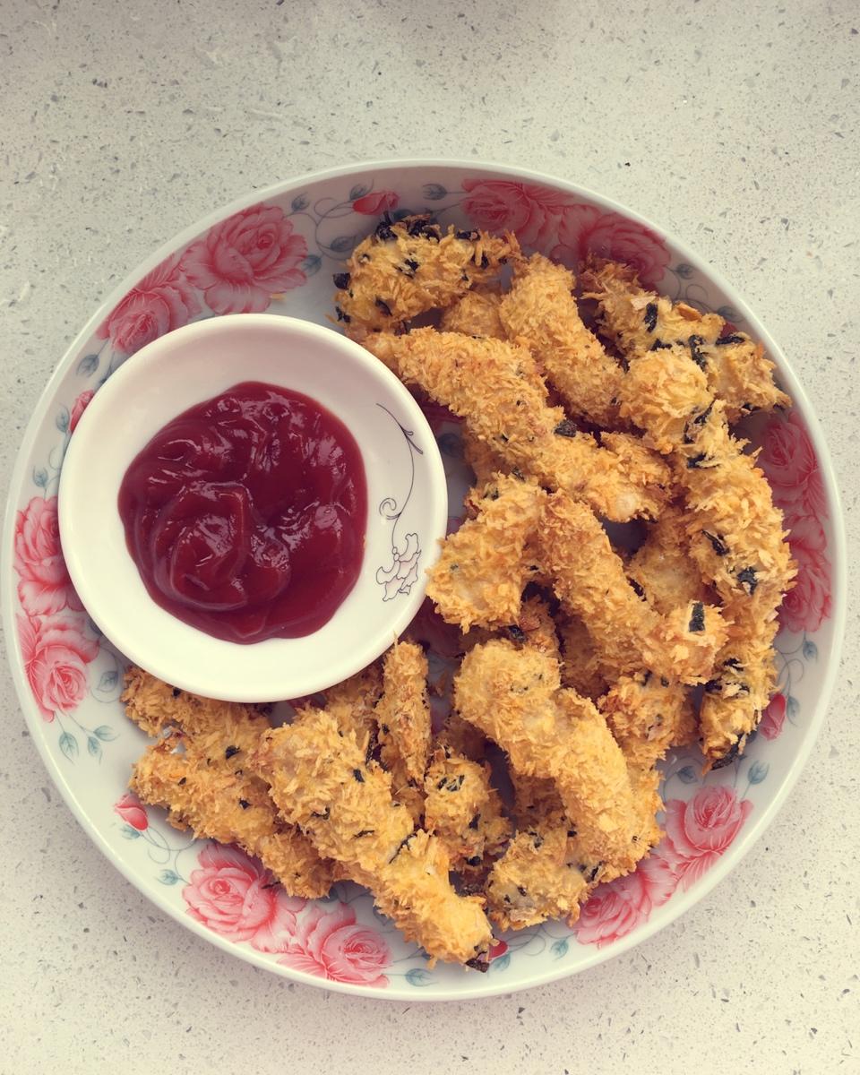 香烤海苔鸡柳 宝宝辅食食谱