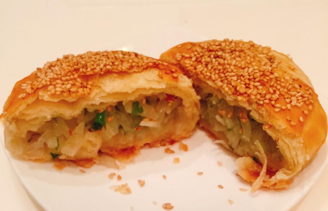 萝卜丝油渣香酥烧饼