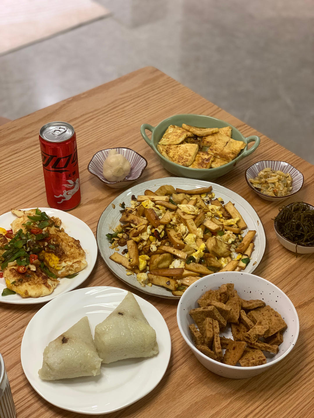 鸡蛋炒香干