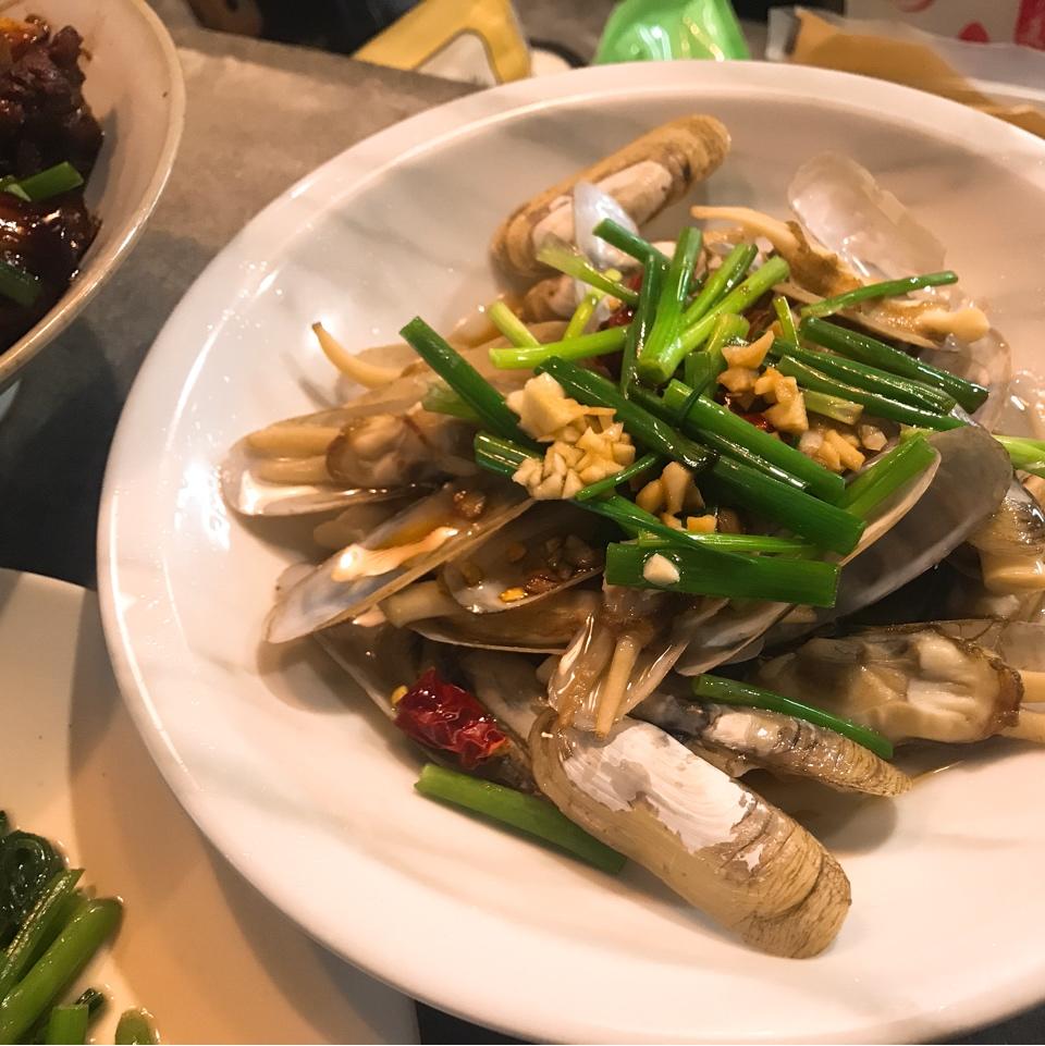 葱油蛏子