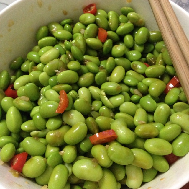川味红油凉拌毛豆