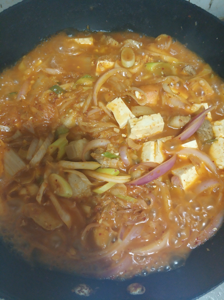 【佛系菜谱】(百分百成功)好吃的韩国泡菜汤 再来三碗米饭