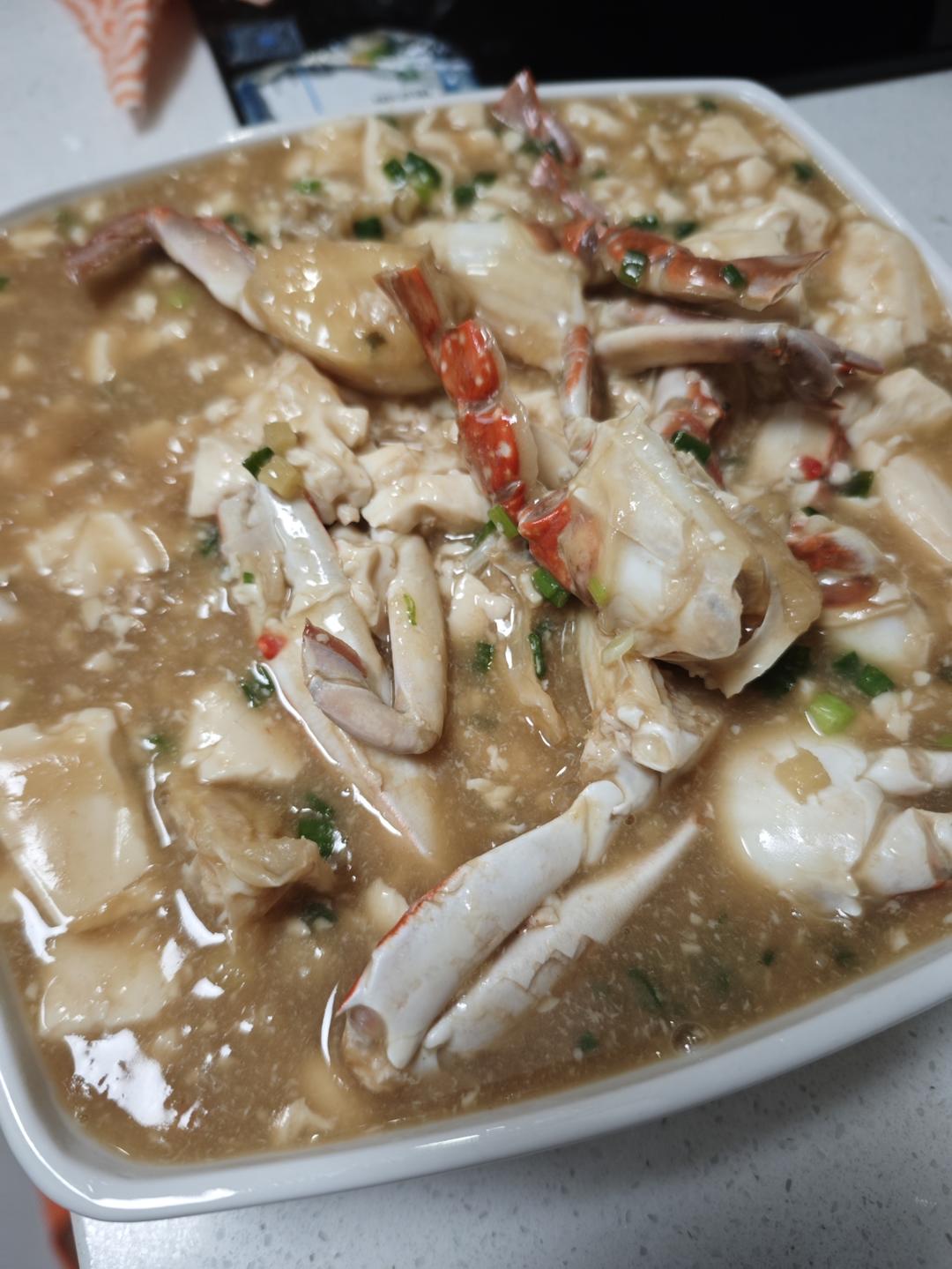 梭子蟹豆腐煲 by wqy