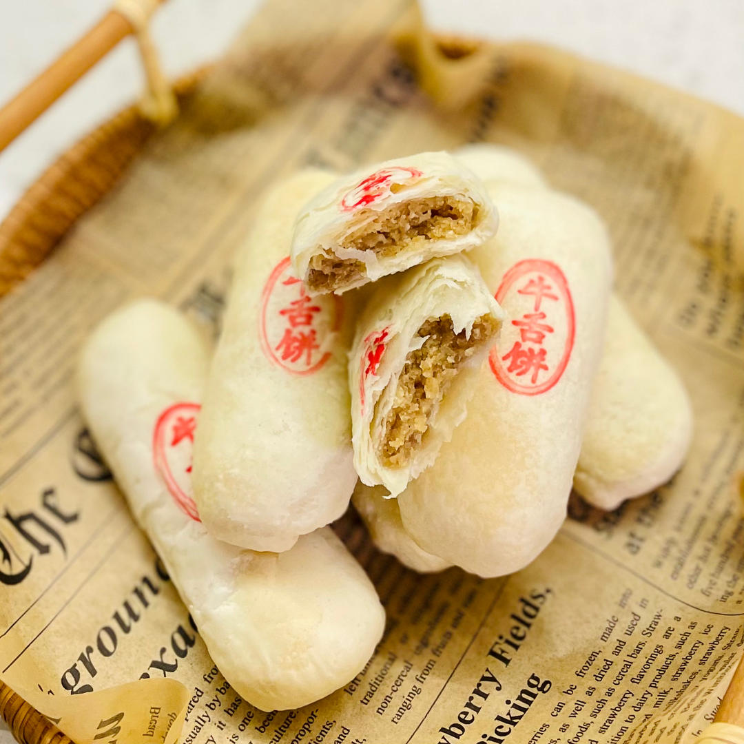 老北京传统小吃-牛舌饼