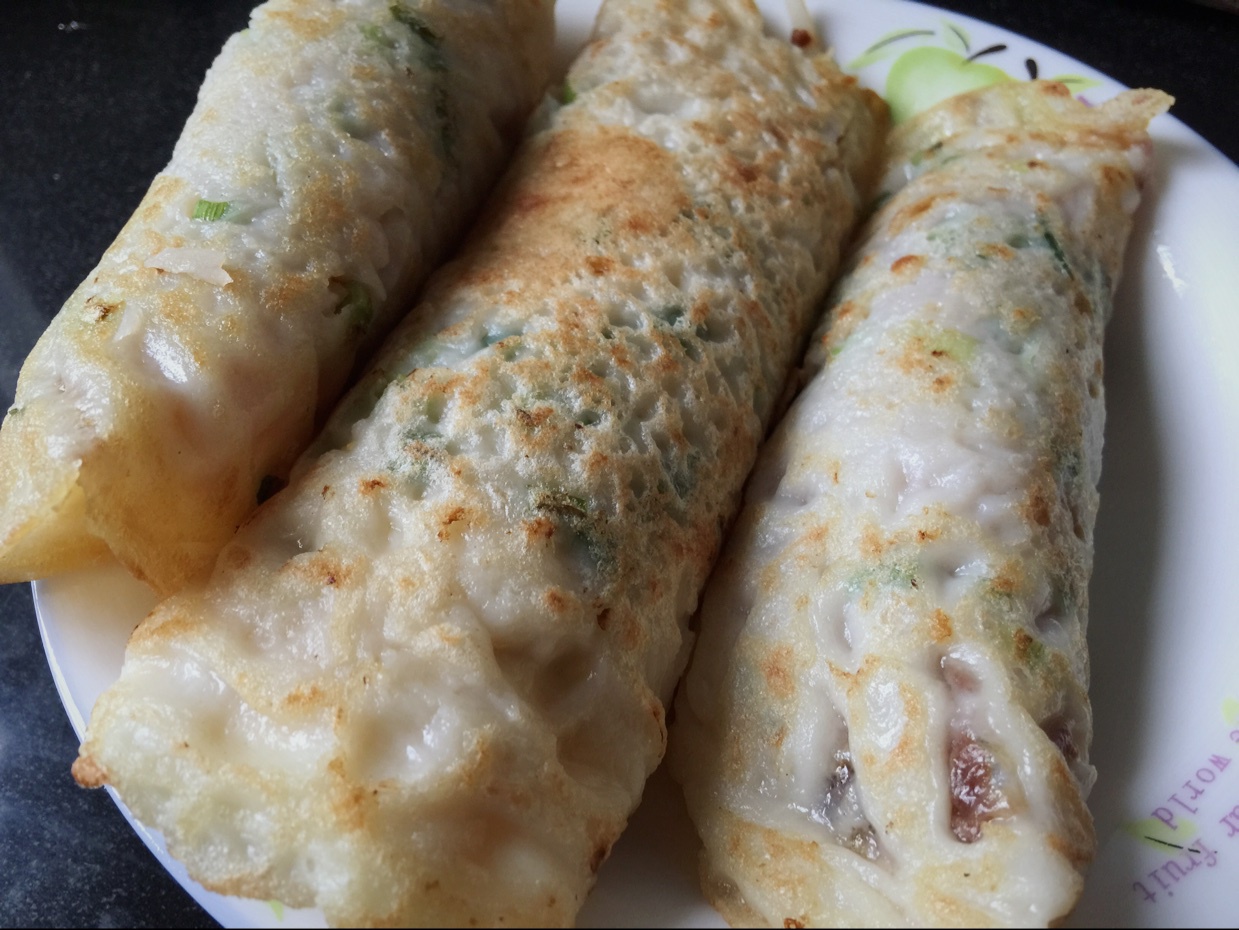 土豆丝鸡蛋卷饼