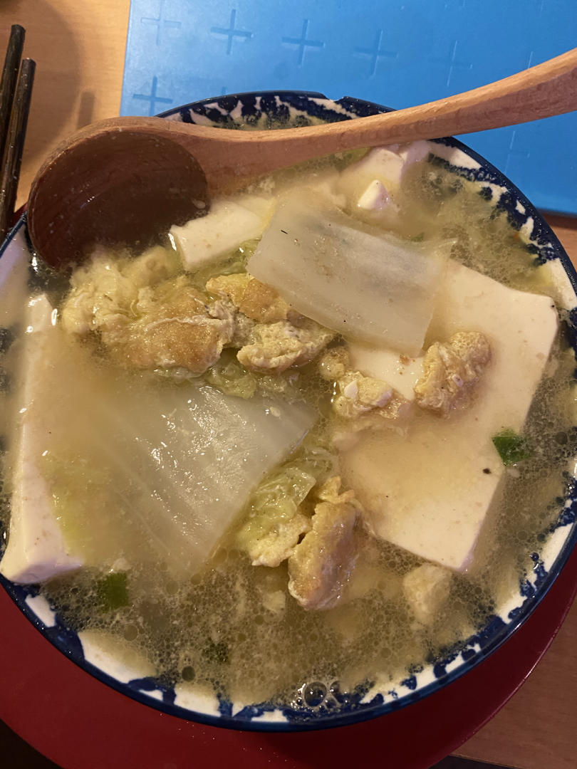 白菜豆腐汤