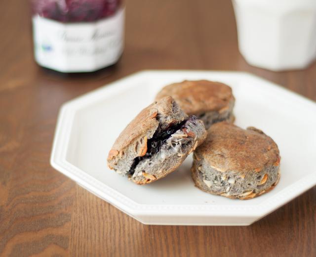 黑米杏仁司康（Black Rice and Almond Scones)的做法