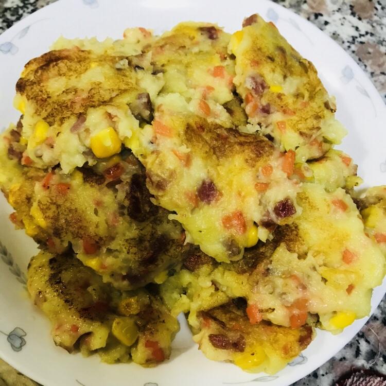 香煎田园土豆饼