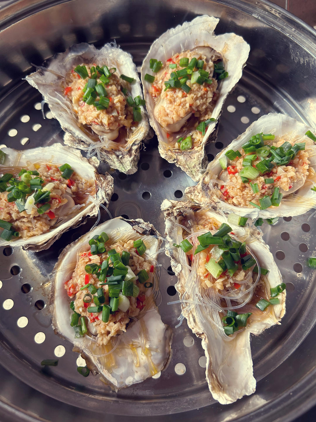 超简单～蒸蒜蓉生蚝