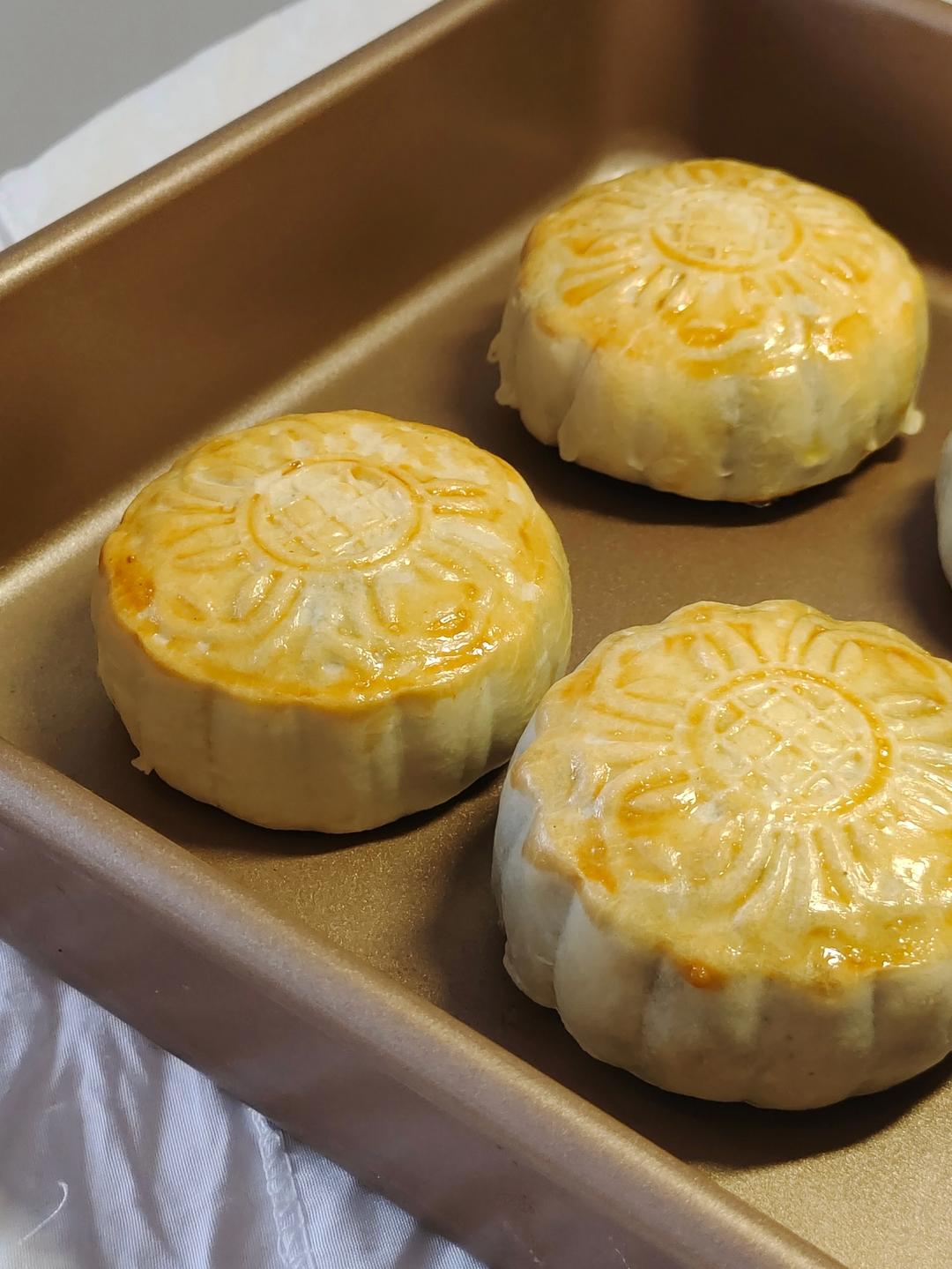 更懒更低卡的豆沙馅月饼（不需糖浆不需回油）