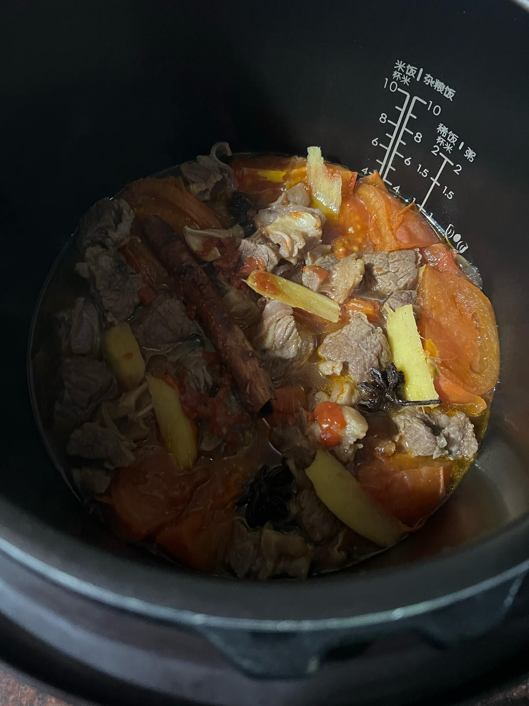 番茄土豆牛腩煲（电饭煲）