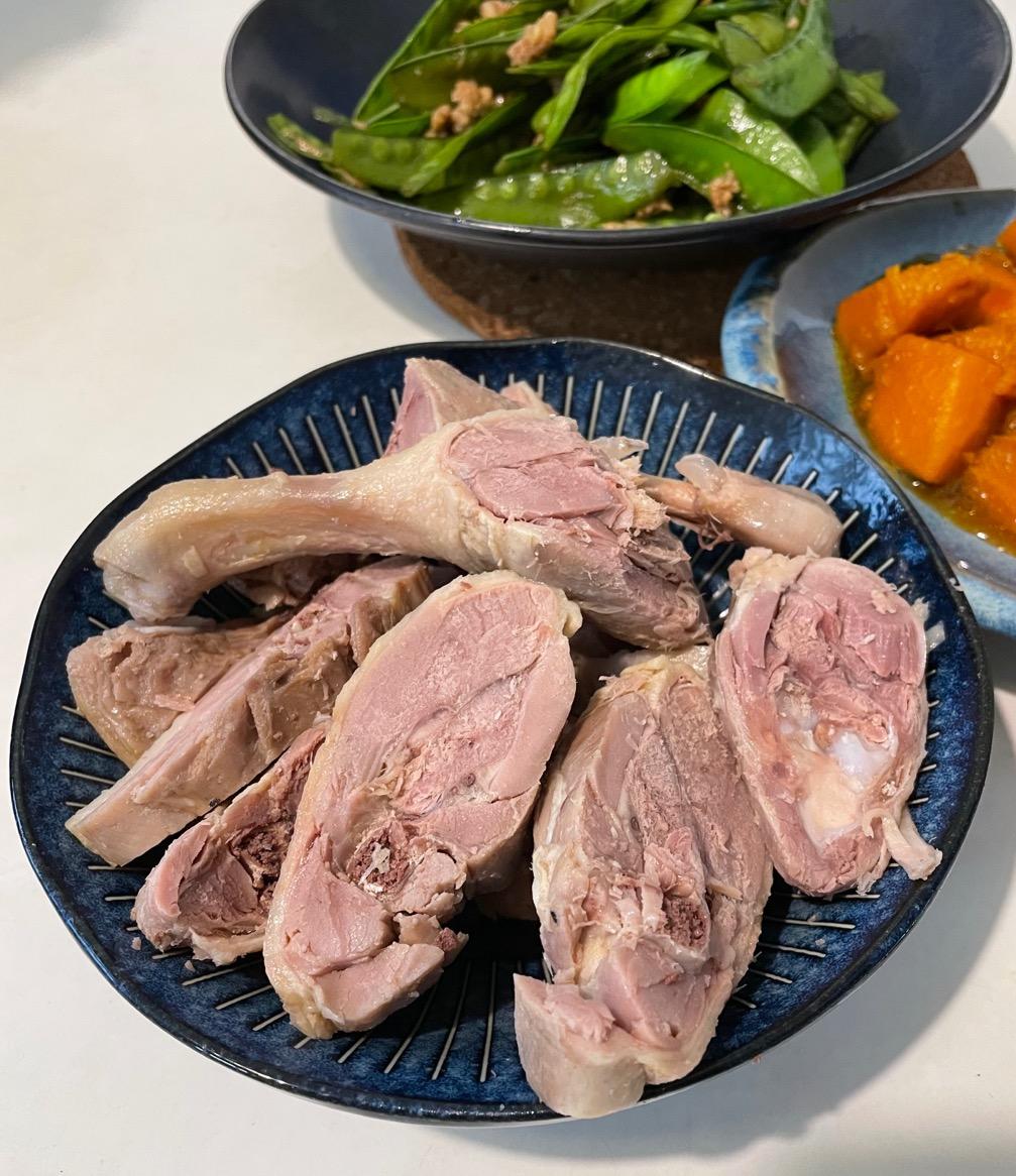 首次成功的盐水鸭腿