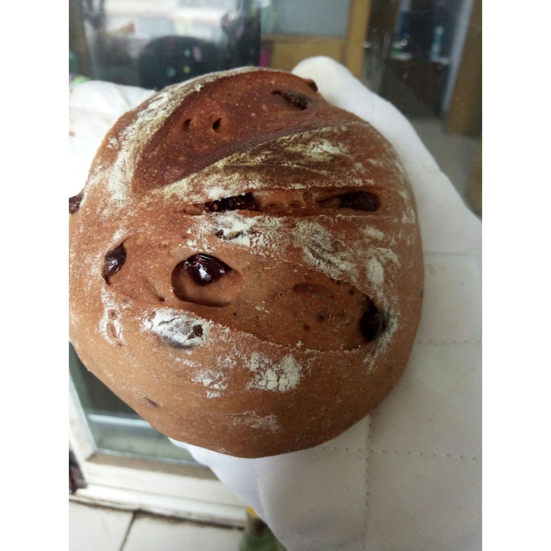 巧克力蔓越莓软欧 Rano Bread