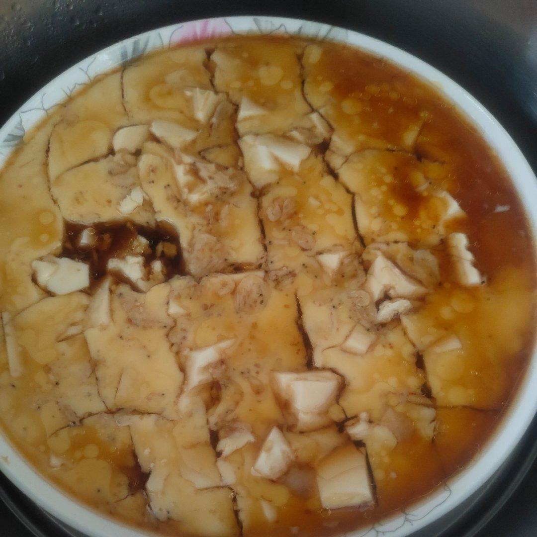 虾仁豆腐蒸水蛋