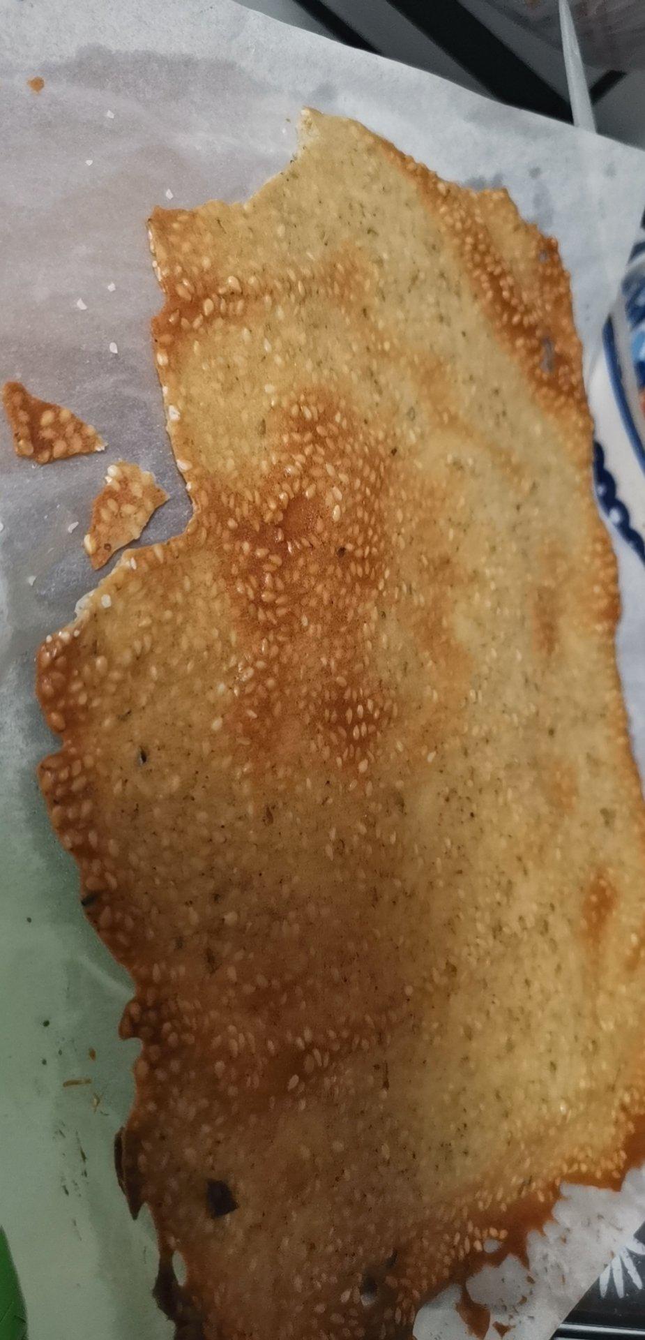 手残党 零失败瓦片酥～消耗蛋清/蛋白-芝麻薄脆 快手宝宝小零食