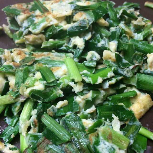 韭菜炒蛋