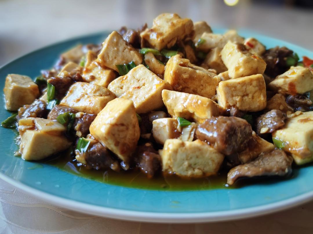 脆皮豆腐&嫩牛油焖豆腐&青椒炒豆腐