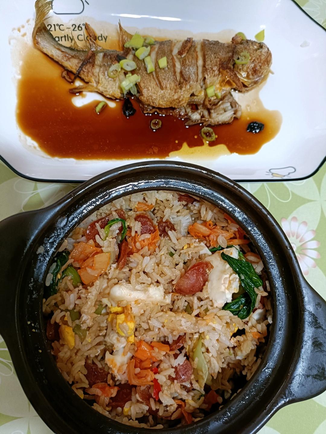 煎鱼/煎黄花鱼/漂亮不掉皮/铁锅煎鱼不粘锅
