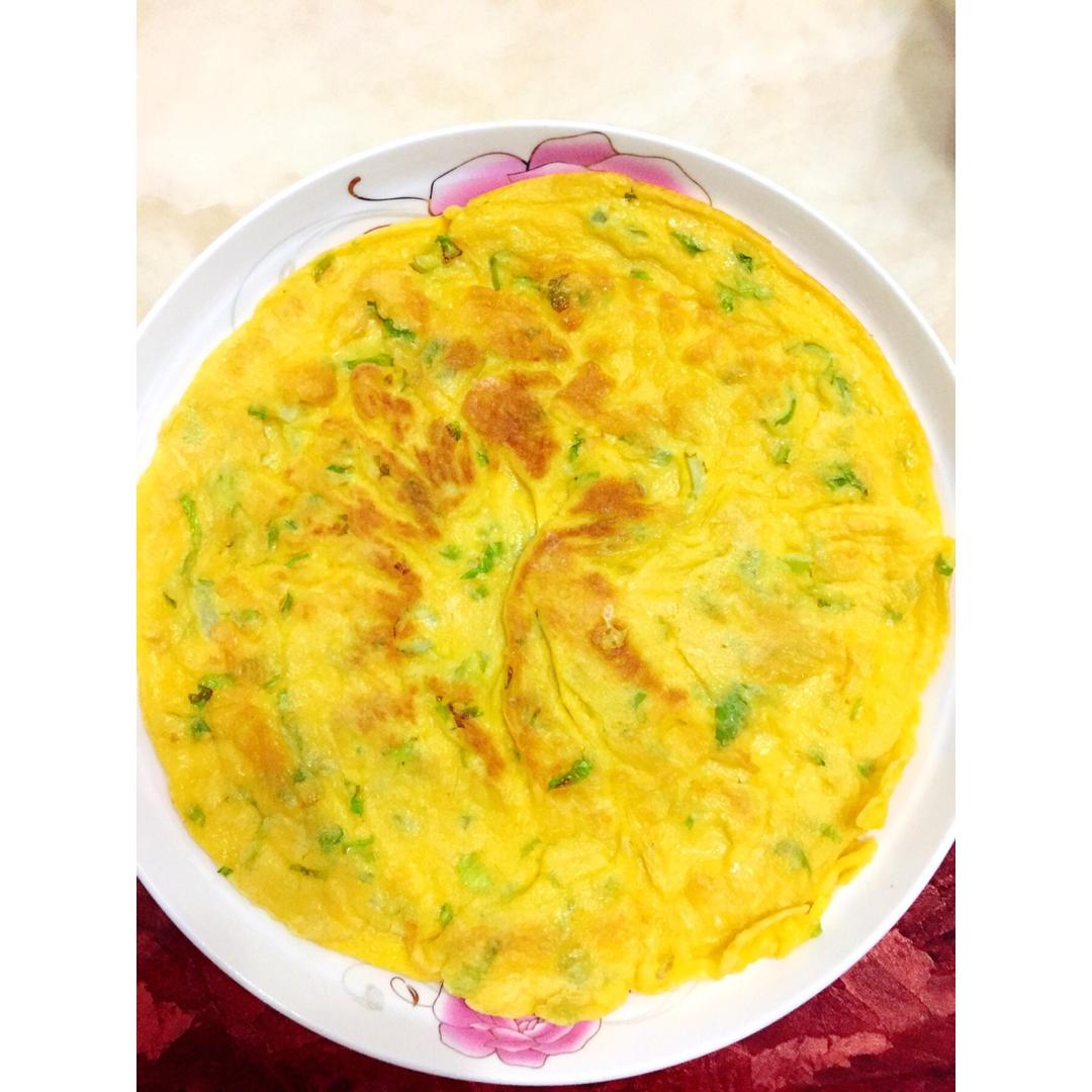葱花鸡蛋饼