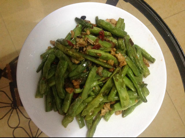超级下饭的肉末四季豆