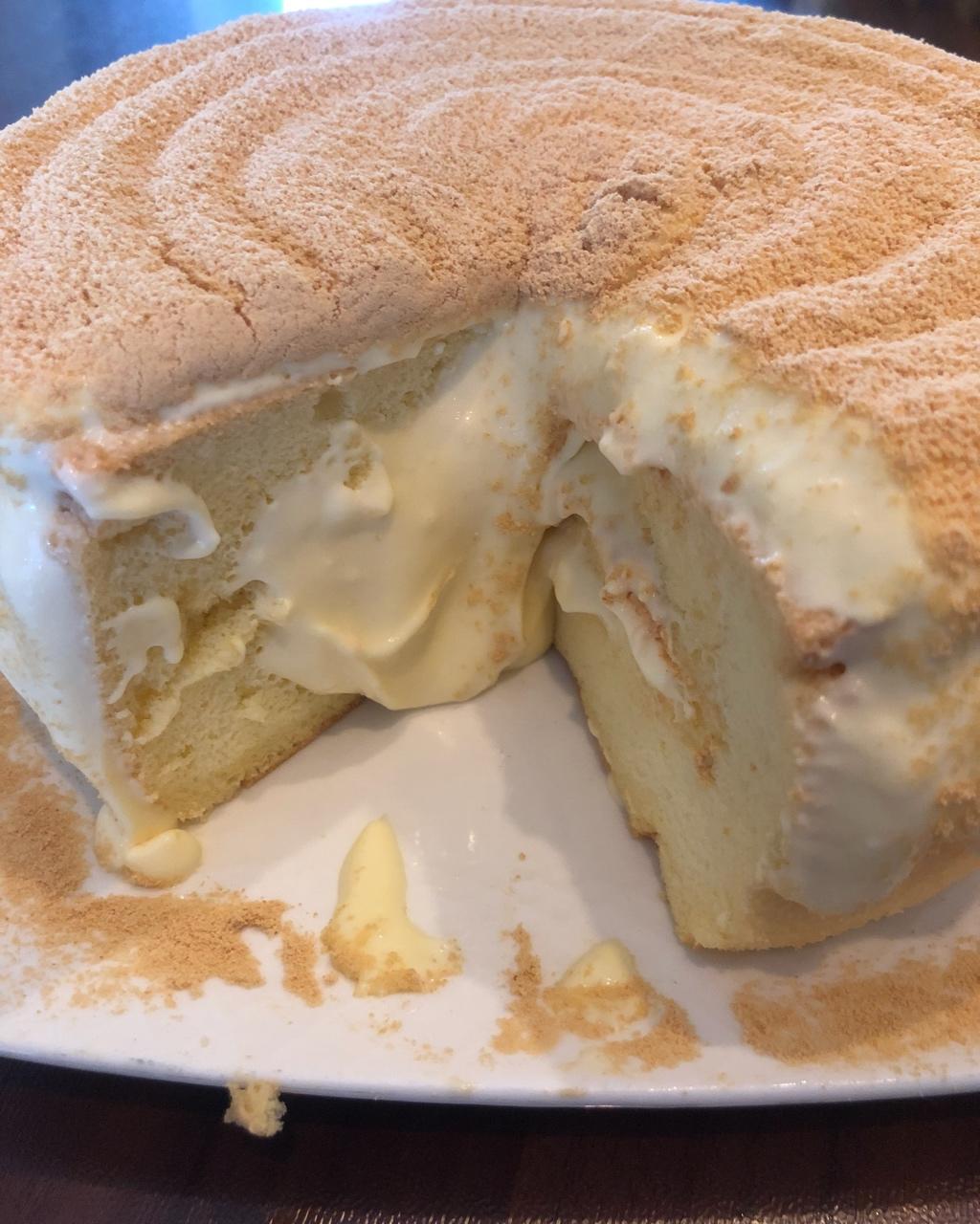 超好吃的豆乳爆浆蛋糕