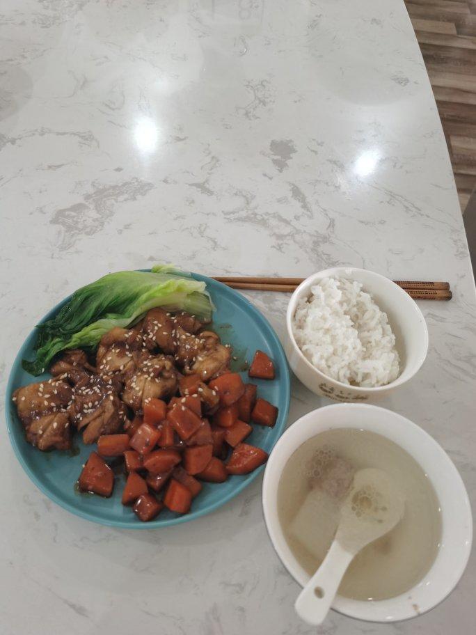 照烧鸡腿饭