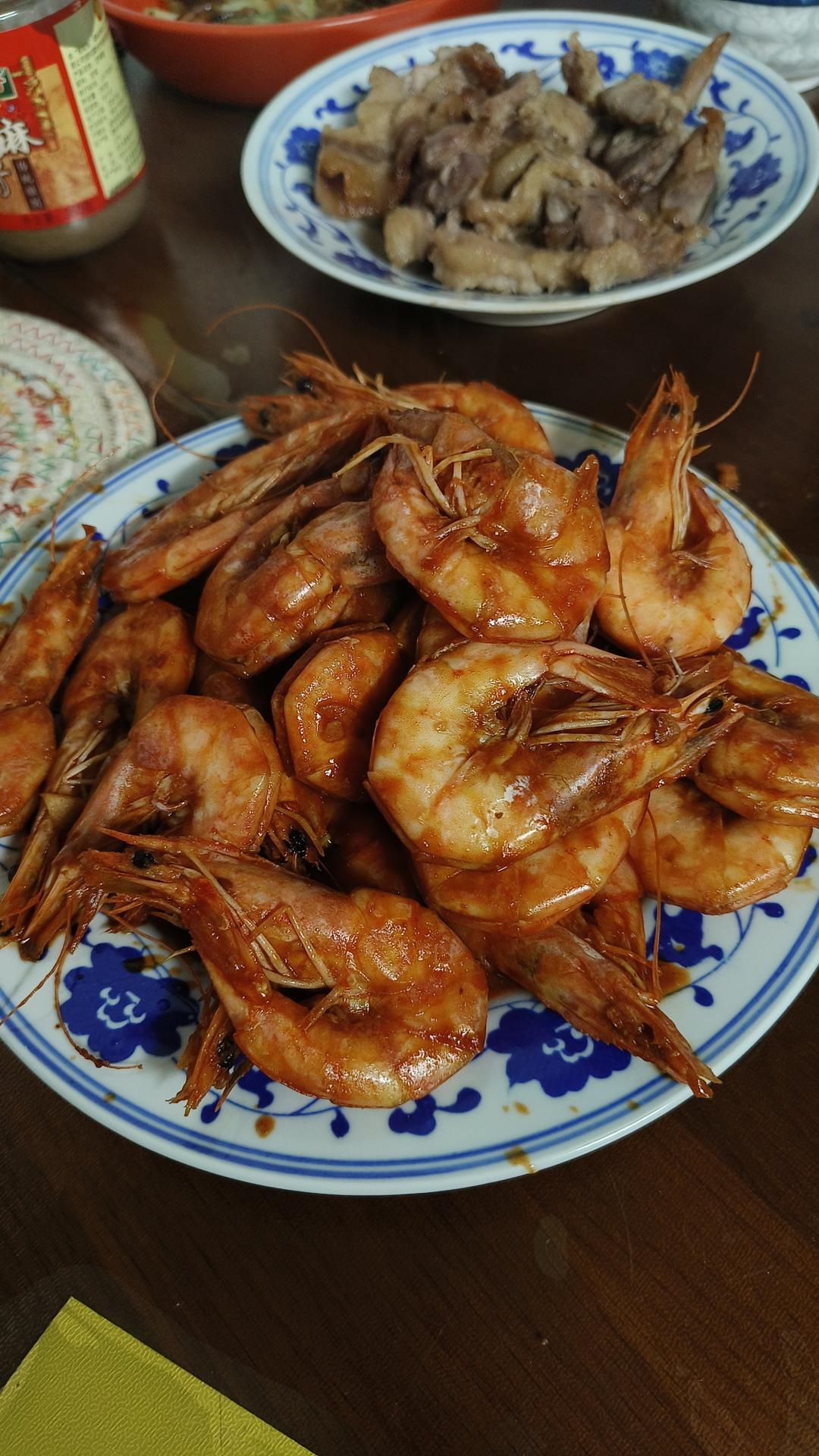 家庭版油焖大虾