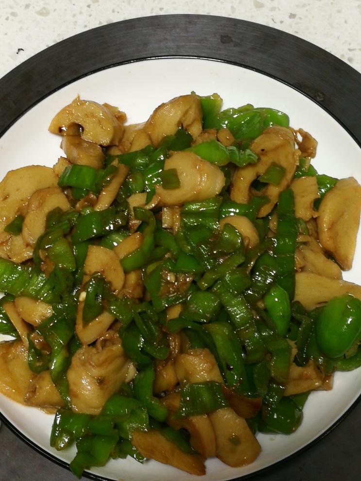 米饭杀手系列之青椒炒面筋