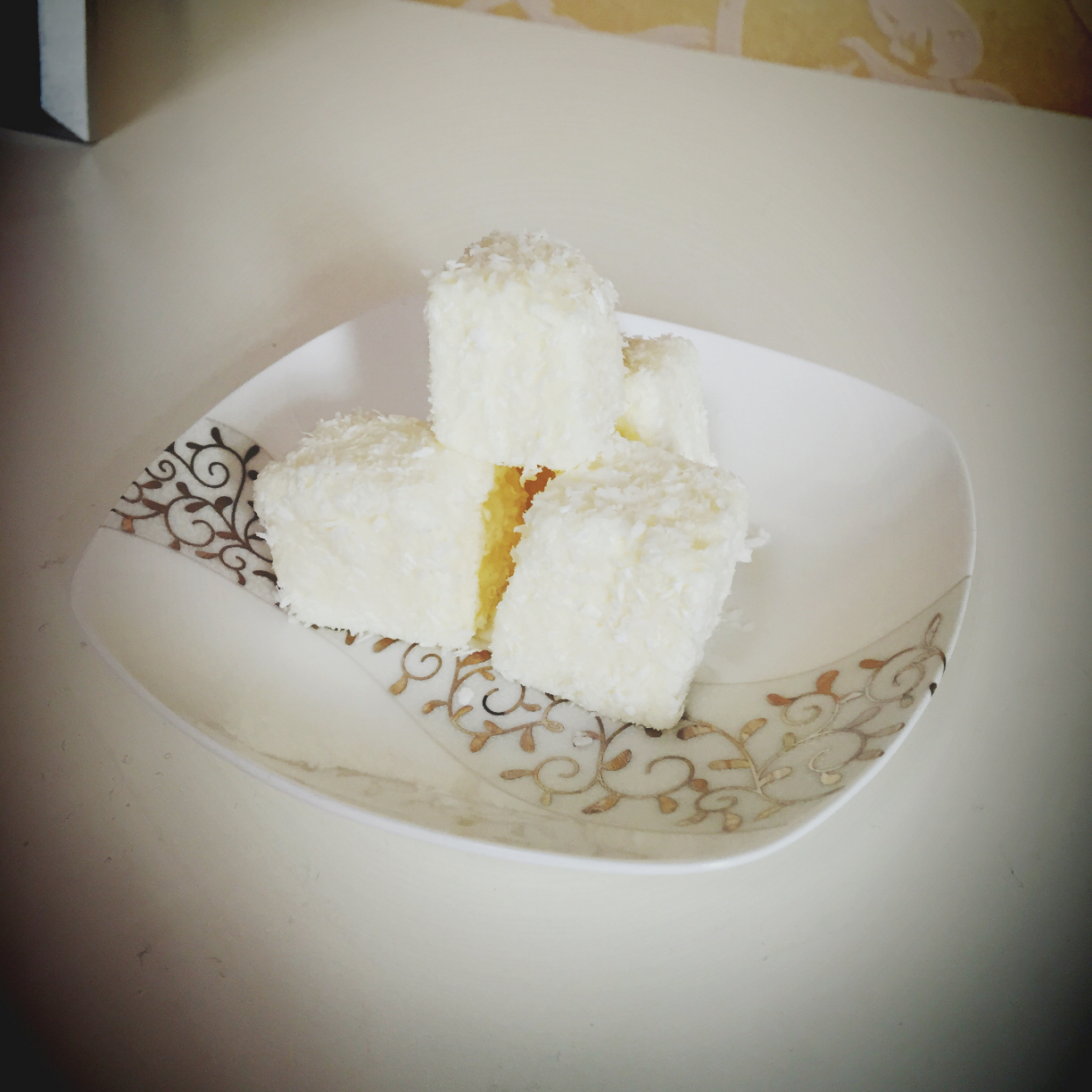 椰蓉牛奶小方