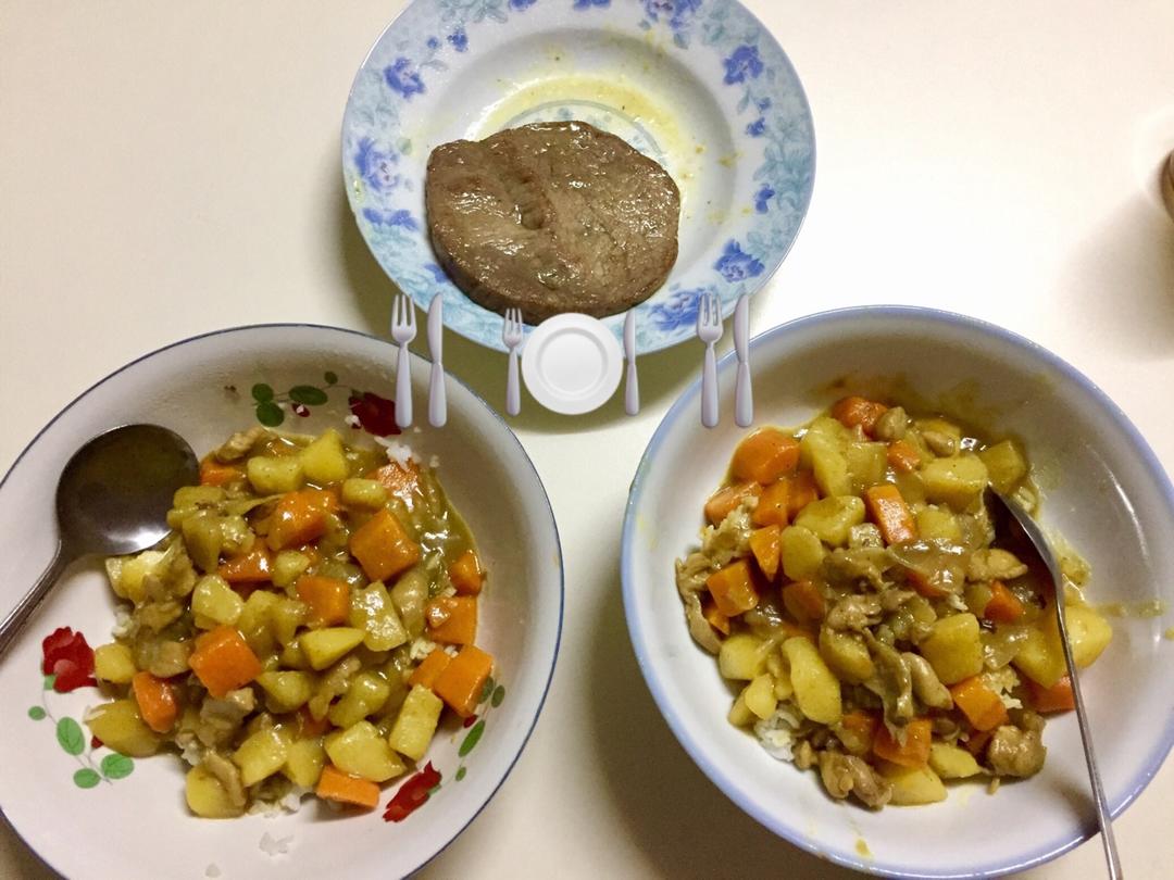 咖喱鸡肉饭