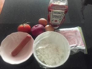 酸酸甜甜的蕃茄炒飯的做法 步骤1