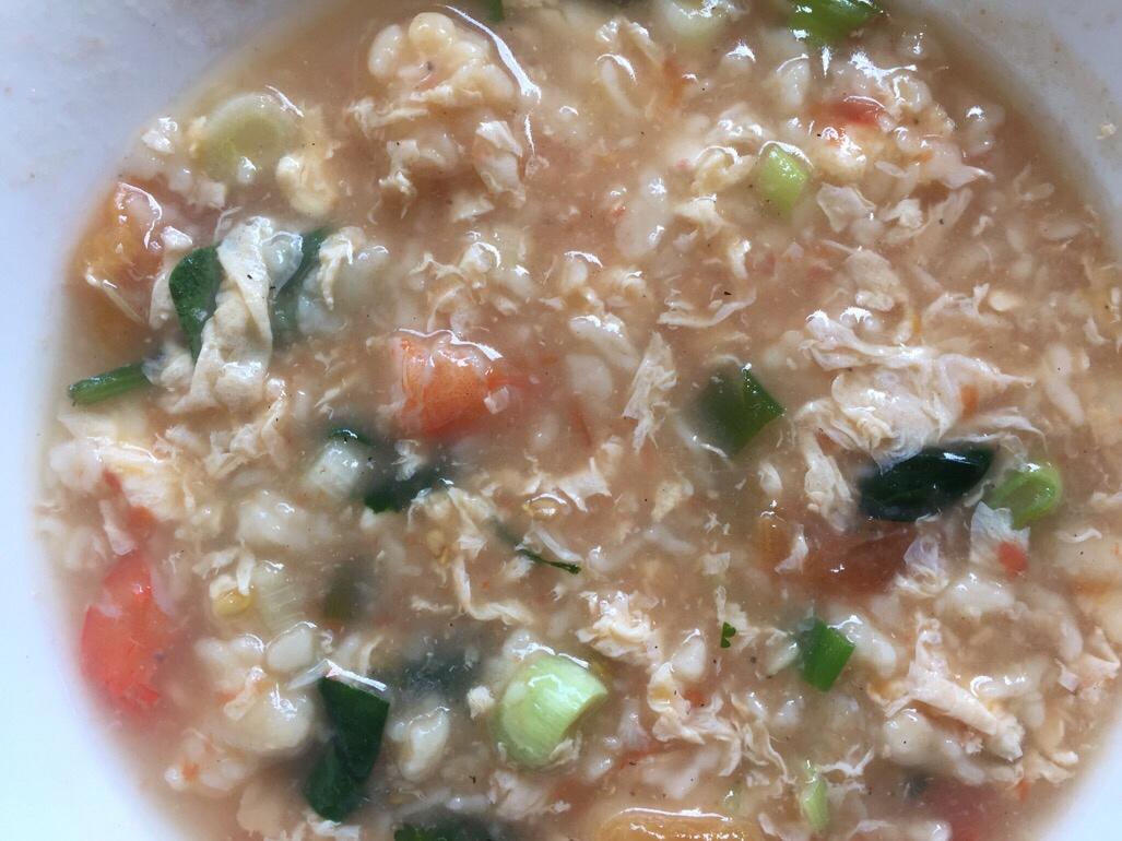 简单早餐-疙瘩汤