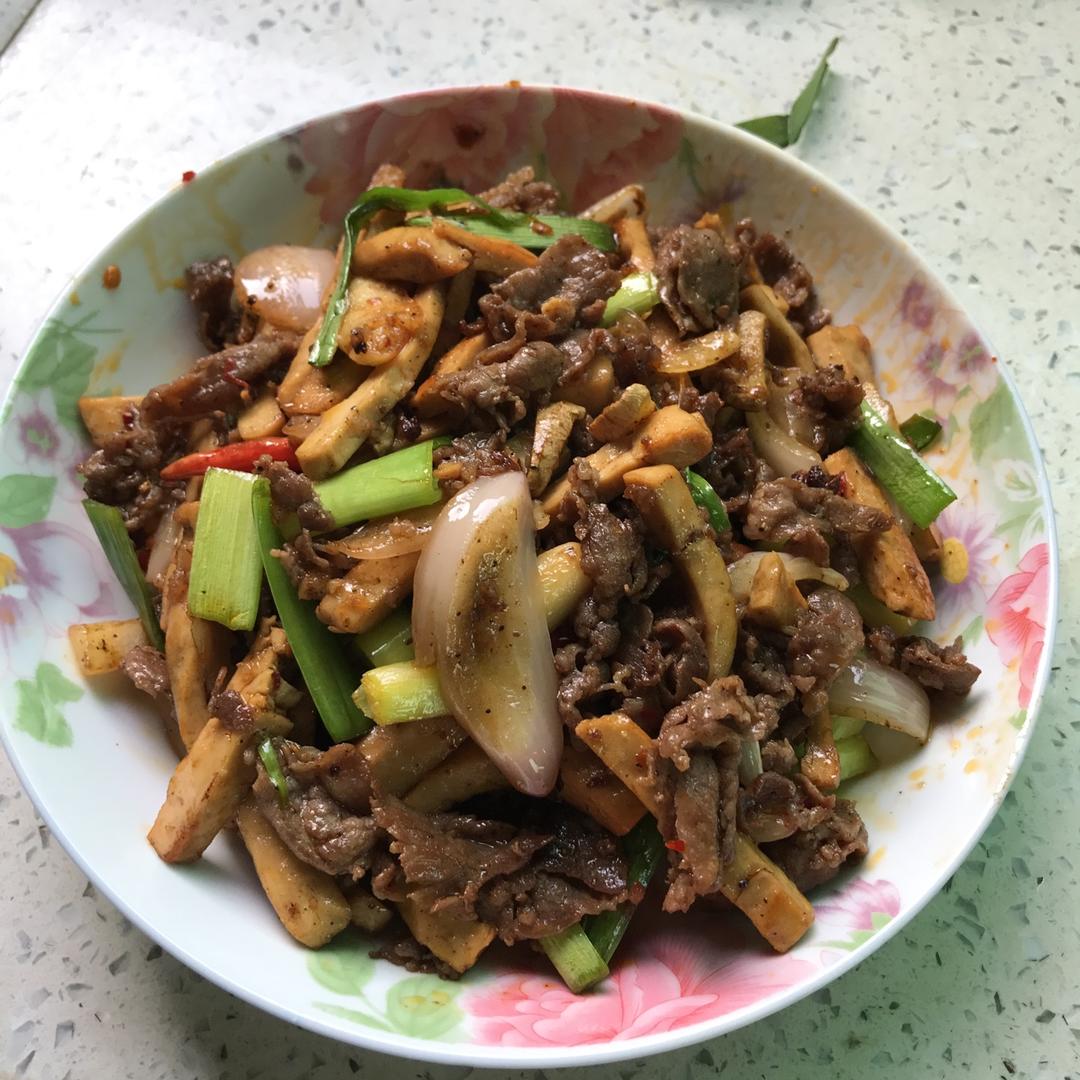 好香好下饭——肥牛炒豆干