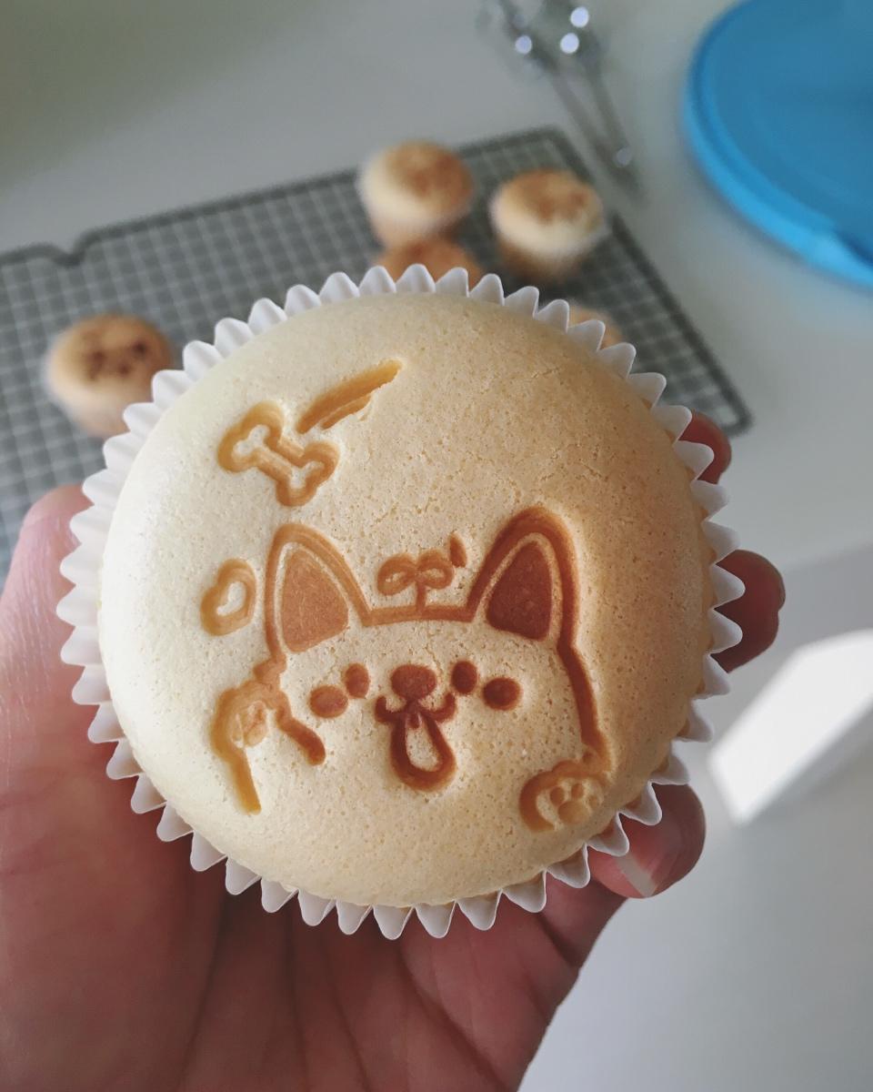 12连纸杯戚风蛋糕（低糖版）