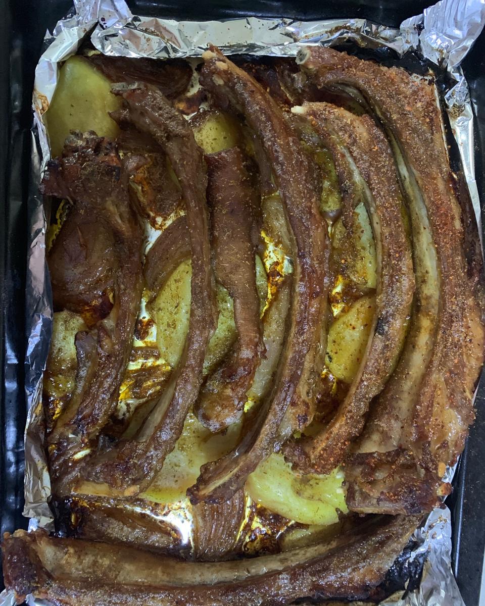 依依丫丫2016做的烤羊排家庭烤箱版