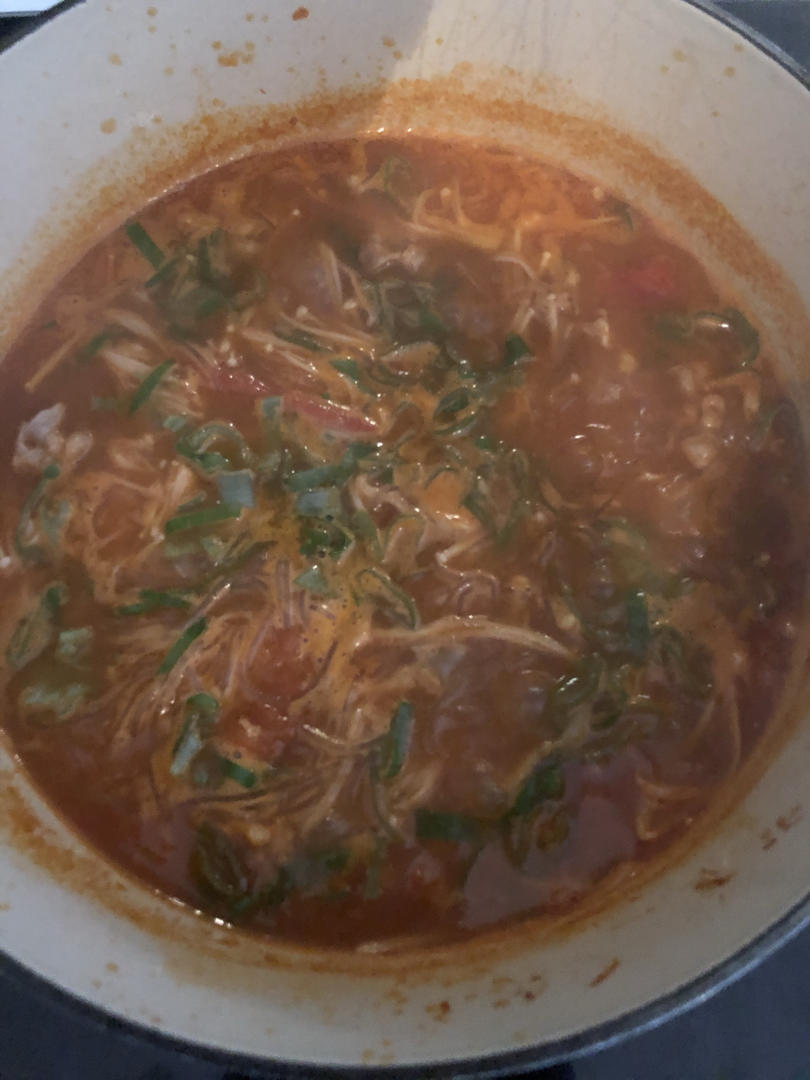 番茄肥牛金针菇