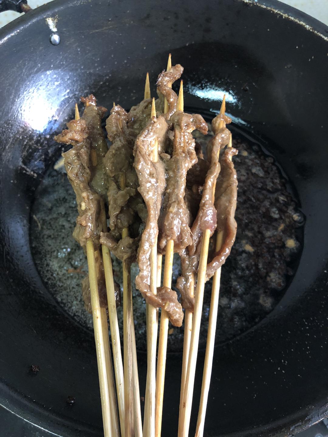 双椒牛小串串🍢的做法