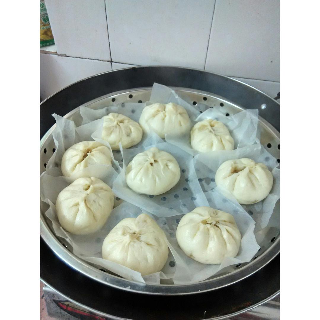 家庭手工肉馅大包子