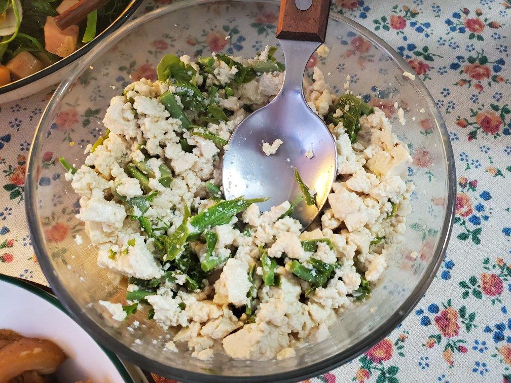 香椿芽拌豆腐