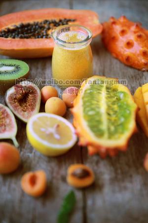 热带水果综合果汁的做法 步骤4