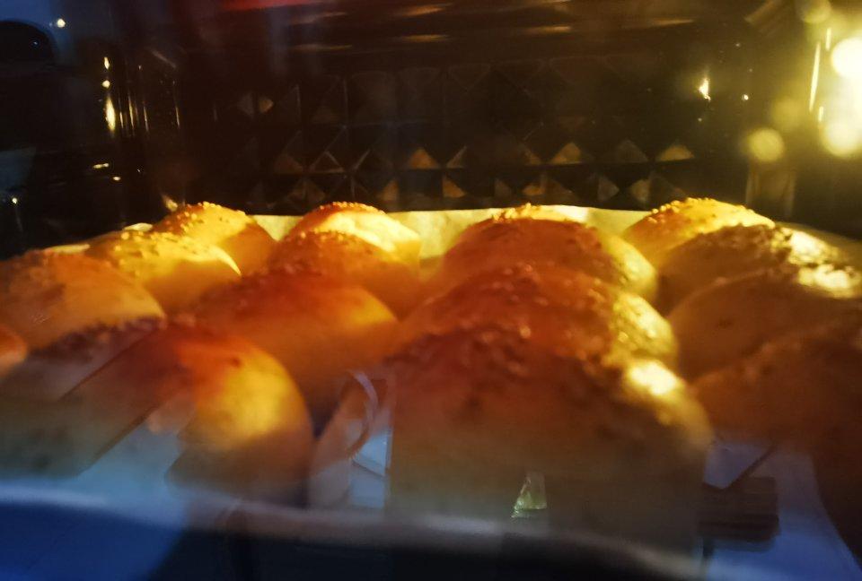 鲜奶油小餐包（一次发酵）