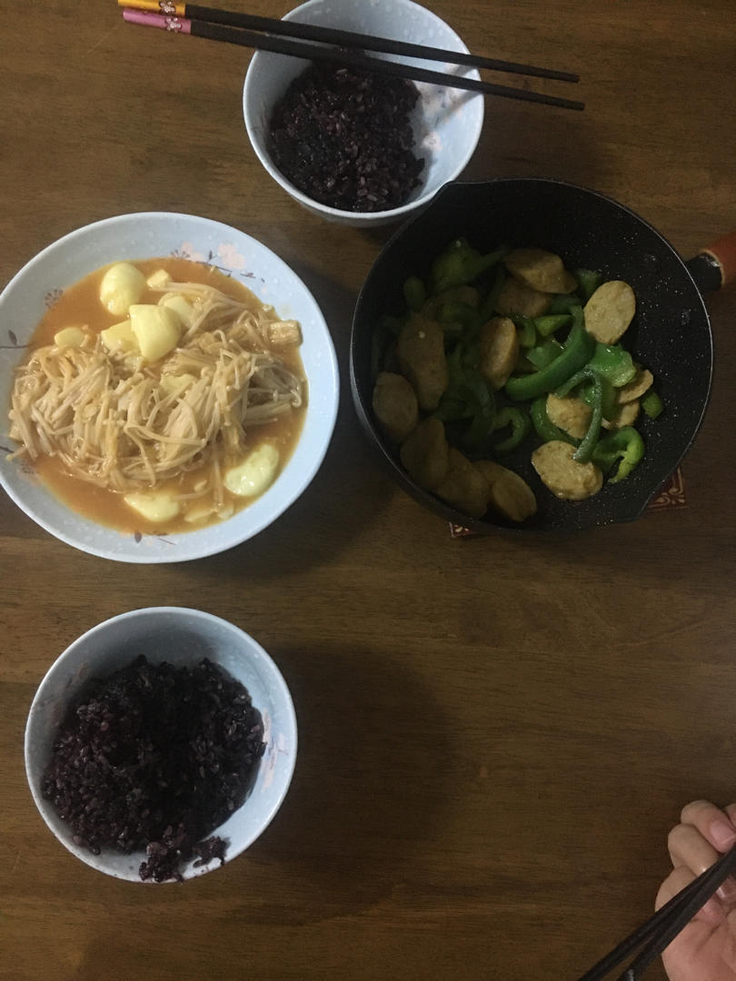金针菇烧日本豆腐