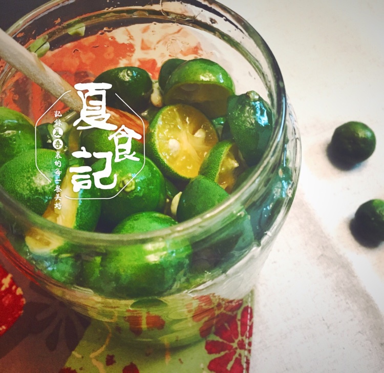 夏日饮品桔子冰
