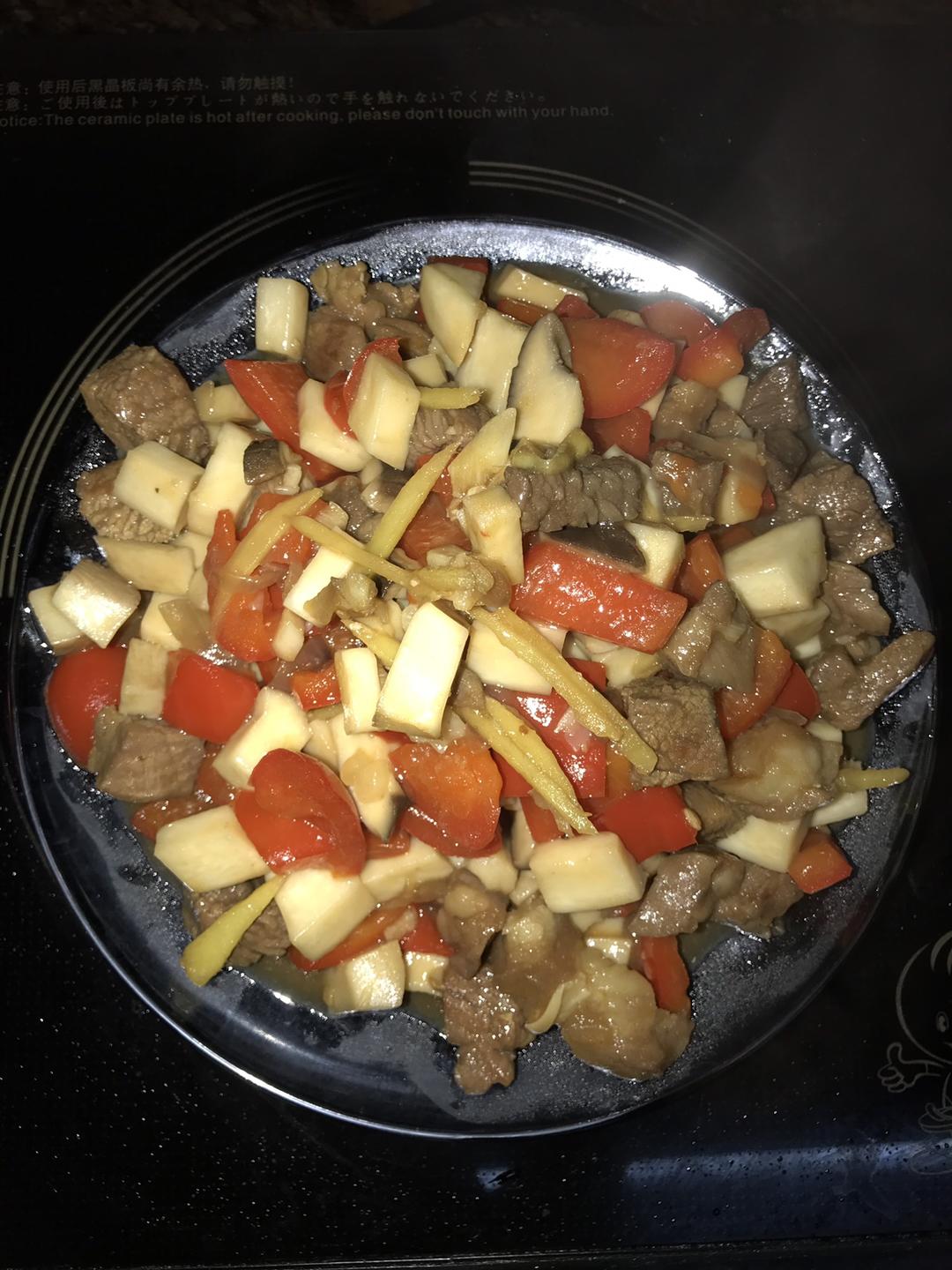 牛肉杏鲍菇小炒的做法