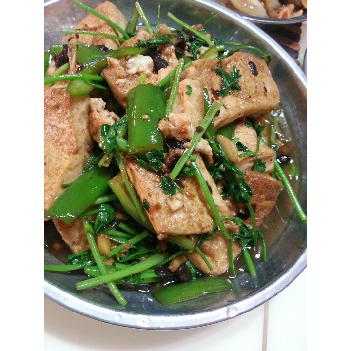 家常豆腐(彩椒版)
