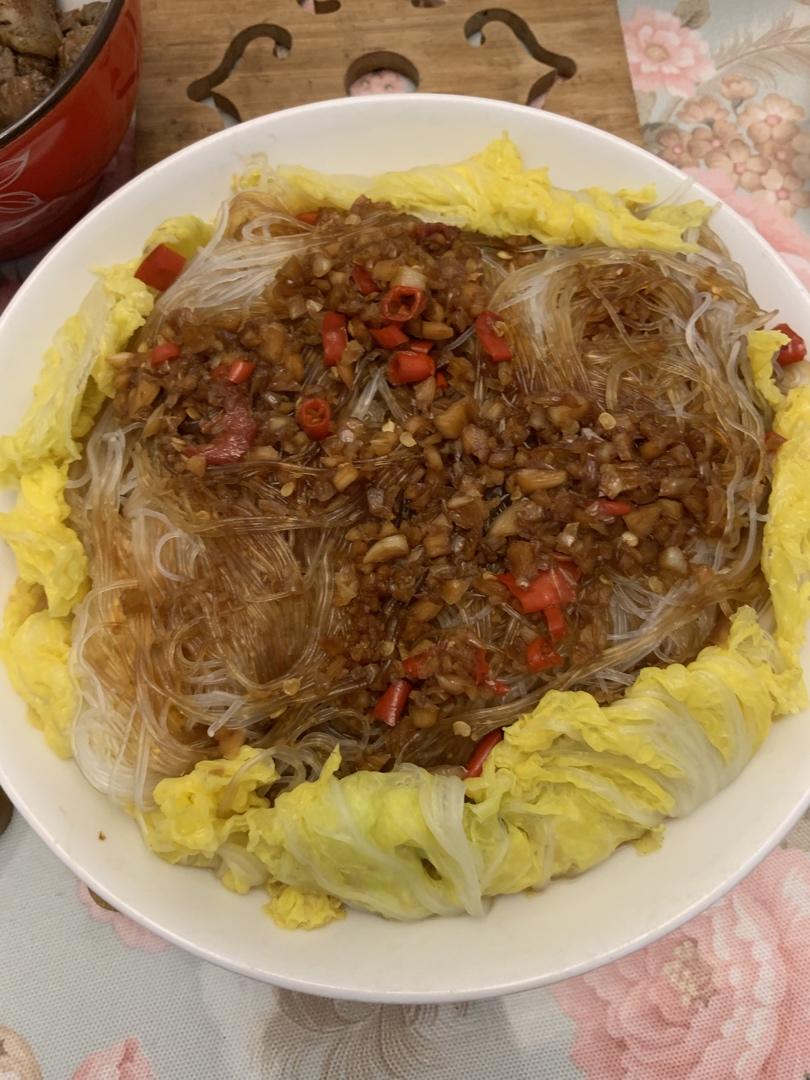 蒜蓉粉丝娃娃菜