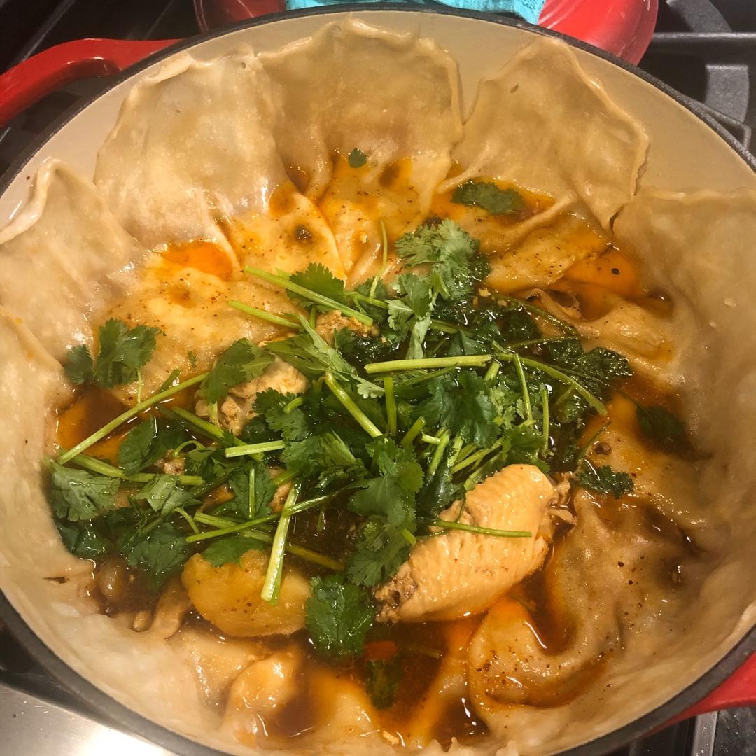 地锅鸡+自制红油【曼食慢语】