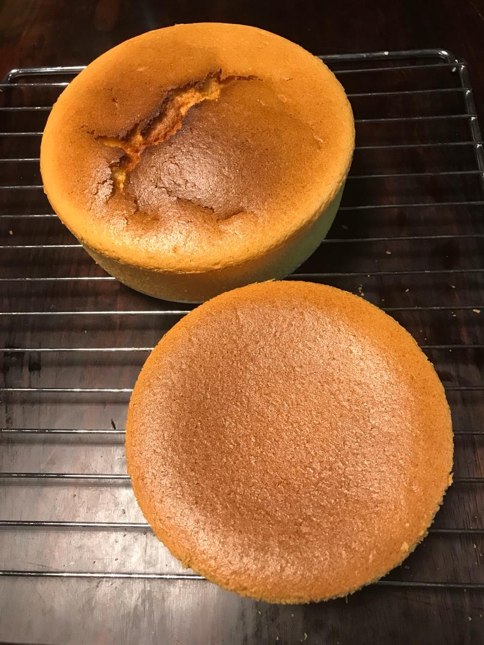 烤箱做蛋糕（戚风蛋糕的做法）