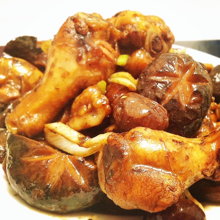 板栗香菇烧鸡